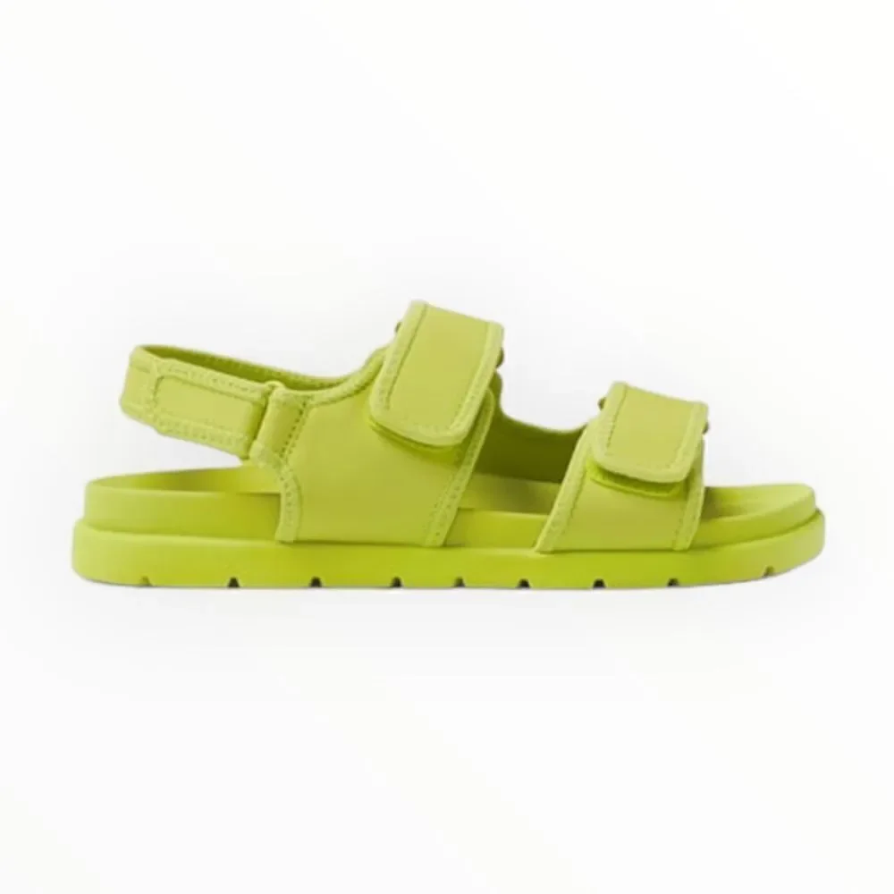 ZARA Kids | Lime Green | SOLID COLOR SANDALS